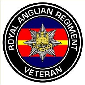 The Royal Anglian Regiment round sticker